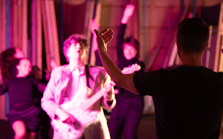 Eric Slick music video shoot
