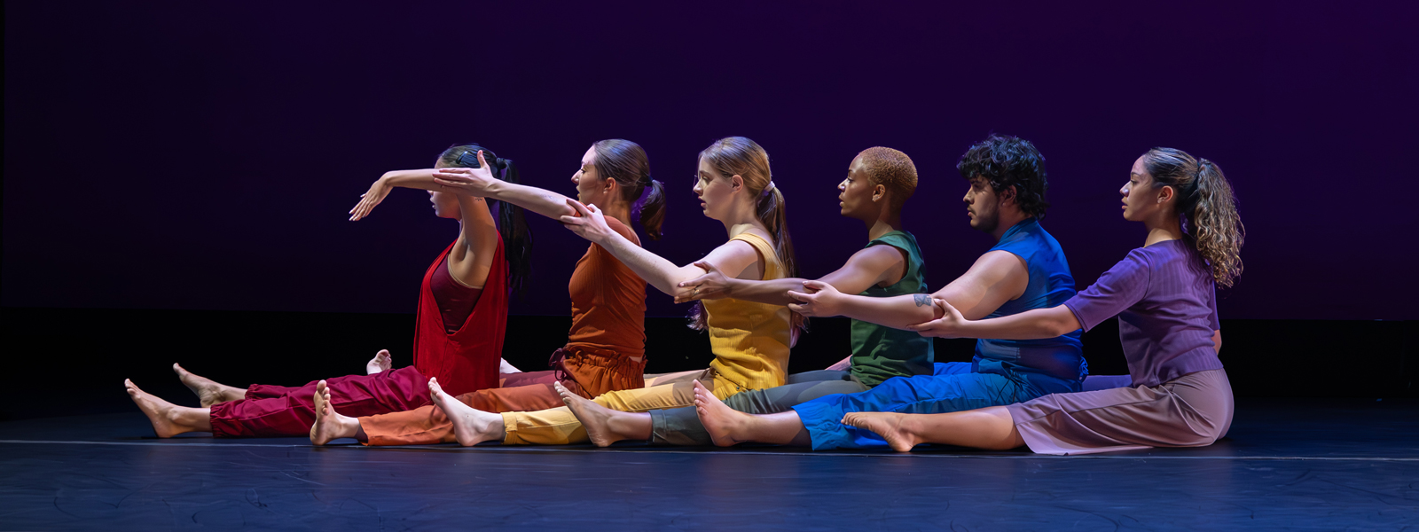 People in a post mid dance.