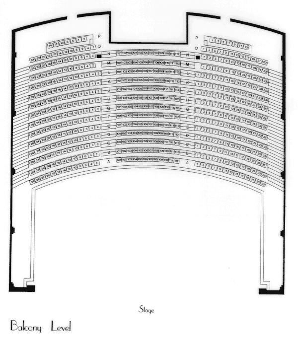 Stevens Center Seating Chart