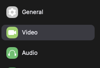 Select video tab